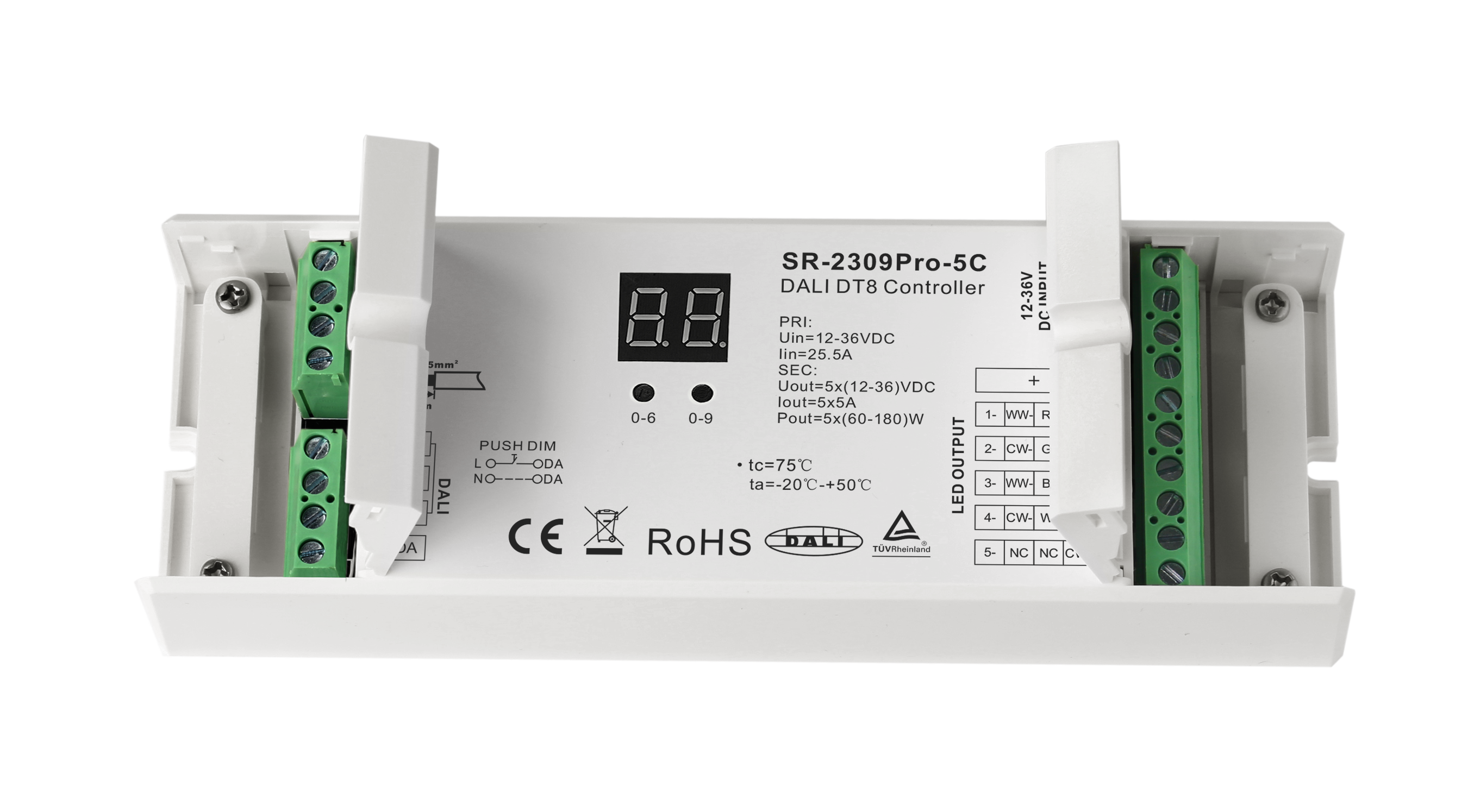 Multi-addresses PRO DALI DT8 LED Controller Multi-addresses PRO DALI DT8 LED Controller